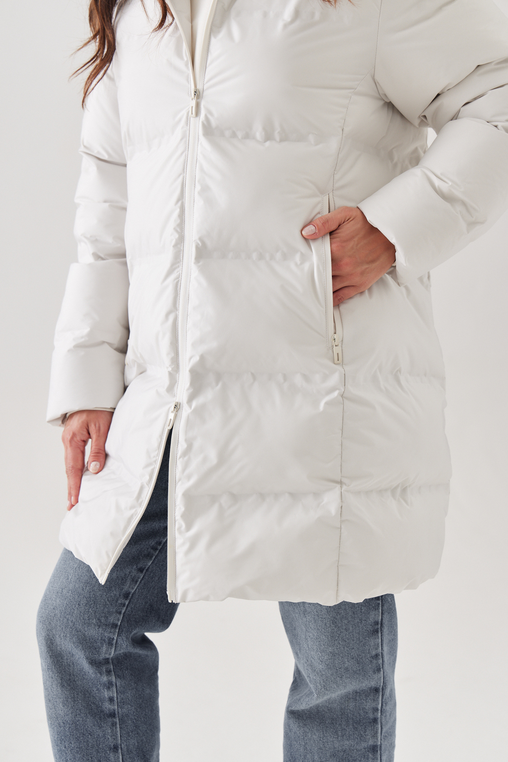 Campera larga CL221101 - tienda online