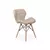 CADEIRA EIFFEL SLIM ESTOFADA PÉS PALITO EM MADEIRA - TECNOQUALITY - móveis, estofados e colchões.
