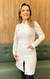Imagem do Jaleco Feminino Branco Two Way com Elastano - Marie