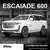 Cadillac Escalade - Vehículo Todo Terreno de Aleación, Modelo de Metal Fundido a Presión, Luz de Sonido, Tire Hacia Atrás. - comprar en línea