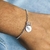 Pulseira Inicial Personalizável - Prata