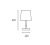 Velador c/ Pantalla Blanco y Madera - (copia) - comprar online