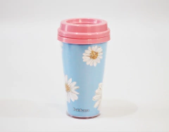 Vaso térmico Margaritas celeste
