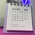 Calendário de mesa com logo na internet