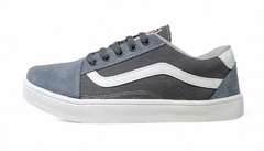 6576 - VANS (IMITACIÓN) 14 GRIS 34 AL 45 en internet