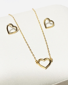 Conjunto Cora dourado