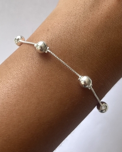 Pulseira Natália prateado