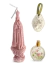 Kit Nossa Senhora Rosê - Vela, gesso e mini aromatizador pintado à mão