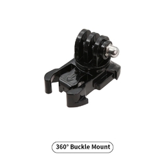 Adaptador Gopro Accessori Curvo Montagem em Superfície Plana Gancho em J Fivela