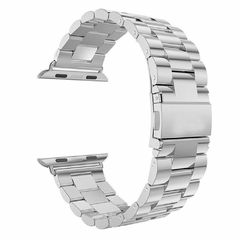 Pulseira de aço para pulseira Apple Watch 45mm 44mm 42mm 38mm 40mm 41mm Metal S