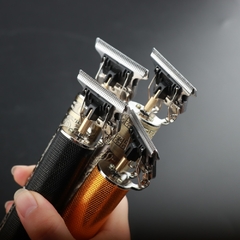 2022 nova máquina de corte de cabelo vintage t9 masculino barbeador elétrico r - TOP TEC