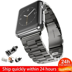 Pulseira de aço para pulseira Apple Watch 45mm 44mm 42mm 38mm 40mm 41mm Metal S - loja online
