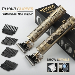 2022 nova máquina de corte de cabelo vintage t9 masculino barbeador elétrico r na internet