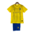 Kit Infantil Al-Nassr I Nike 23/24 - Amarelo com detalhes em azul