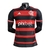 Camisa Flamengo I 24/25 - Jogador Adidas Masculina - Preta com detalhes em vermelho e com patrocínio
