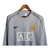 Camisa Retrô Manchester United Goleiro 2007/2008 manga longa - Masculina Nike - Cinza com detalhes em preto na internet
