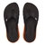 Chinelo Kenner Rakka - Preto com detalhes em laranja