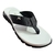 Chinelo Kenner Rakka - Branco com detalhes em preto