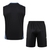 Kit Treino adulto - Camisa e Shorts - Manchester United Adidas 24/25 - Preto com detalhes em cinza e branco - comprar online