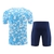 Kit Treino adulto - Camisa e Shorts - Ajax Adidas 23/24 - Branco e azul - comprar online