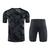 Kit Treino adulto - Camisa e Shorts - Barcelona Nike 23/24 - Cinza com detalhes em verde - comprar online