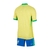 Kit Infantil Seleção Brasileira I 24/25 - Nike - Amarelo e azul com detalhes em verde - comprar online