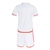 Kit Infantil Internacional II 24/25 - Adidas - Branco com detalhes em vermelho - comprar online