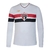 Camisa São Paulo I 25/26 manga longa - Torcedor New Balance Masculina - Branca com detalhes em vermelho e preto - comprar online
