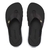 Chinelo Kenner Rakka - Preto com detalhes em branco