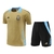 Kit Treino adulto - Camisa e Shorts - Seleção Argentina Adidas 24/25 - Bege e preto com detalhes em azul - comprar online