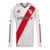 Camisa River Plate I manga longa 24/25 - Torcedor Adidas Masculina - Branca com detalhes em vermelho