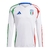 Camisa Seleção Itália II 24/25 manga longa - Torcedor Adidas Masculina - Branca