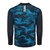Camisa Napoli Treino 24/25 manga longa - Torcedor EA7 Masculina - Preta com detalhes em azul e Com Patrocínio - CADASTRO EXPRESS