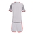 Kit Infantil Internacional III 24/25 - Adidas - Cinza com detalhes em vermelho - comprar online