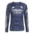 Camisa Real Madrid II 25/26 manga longa - Torcedor Adidas Masculina - Azul com detalhes em amarelo - comprar online