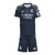 Kit Infantil Real Madrid II 25/26 - Adidas - Azul com detalhes em amarelo - comprar online