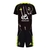 Kit Infantil Al-Ahly II 25/26 - Adidas - Preto com detalhes em amarelo - comprar online