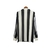 Camisa Retrô Newcastle 1997/1999 manga longa - Masculina Adidas - Branca com listras pretas e detalhes em azul - comprar online