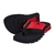 Chinelo Kenner Rakka - Preto com detalhes em vermelho - CADASTRO EXPRESS