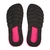 Chinelo Kenner Rakka - Preto com detalhes em rosa - comprar online