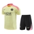 Kit Treino adulto - Camisa e Shorts - Paris Saint-Germain Nike 24/25 - Amarelo e preto com detalhes em rosa - comprar online