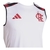 Camisa Regata Flamengo II 25/26 - Torcedor Adidas Masculina - Branca com detalhes em preto e vermelho - CADASTRO EXPRESS