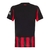 Camisa AC Milan I 25/26 - Torcedor Puma Feminina - Preta e vermelha com detalhes em cinza na internet