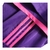 Kit Infantil Charlotte II - Adidas - Roxo com detalhes em azul e rosa - loja online