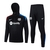Conjunto Barcelona Treino 24/25 - Masculino Nike - Preto com detalhes em azul e vermelho