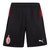 Short AC Milan I 25/26 - Puma - Preto com detalhes em vermelho - comprar online