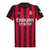 Camisa AC Milan I 25/26 - Torcedor Puma Feminina - Preta e vermelha com detalhes em cinza - comprar online