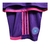 Kit Infantil Charlotte II - Adidas - Roxo com detalhes em azul e rosa - CADASTRO EXPRESS