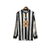 Camisa Retrô Newcastle 1995/1997 manga longa - Adidas Masculina - Preta com listras pretas e detalhes em amarelo