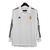 Camisa Retrô Real Madrid I 2002 manga longa - Masculina Adidas - Branca com listras pretas